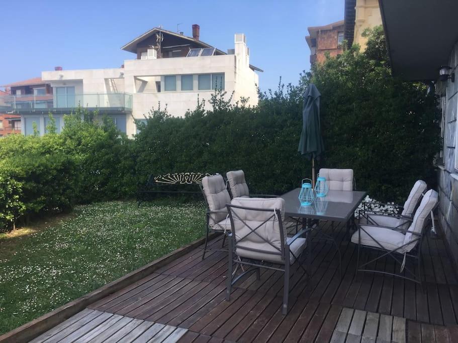 Flat With 160 M Of Garden, Sea Views Bilbao-Getxo公寓 外观 照片