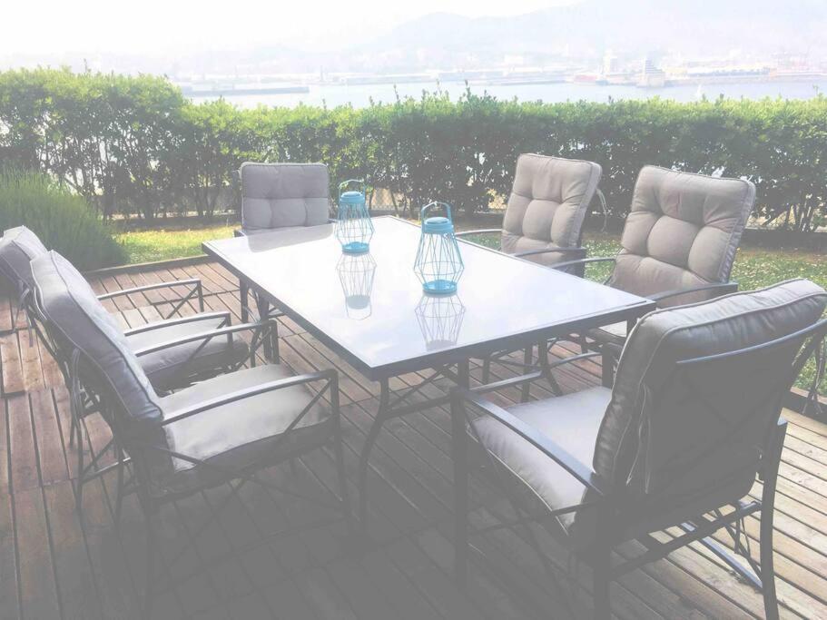 Flat With 160 M Of Garden, Sea Views Bilbao-Getxo公寓 外观 照片
